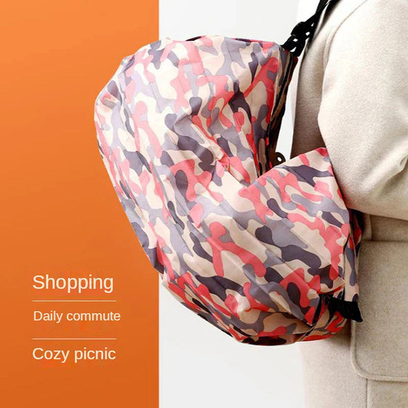 Compact Reusable Folding Grocery Bag