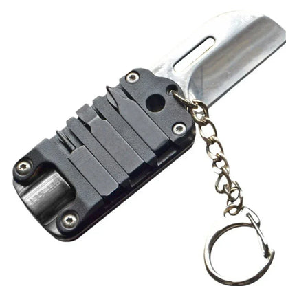 Compact Pocket Folding Knife Keychain Multi Tool