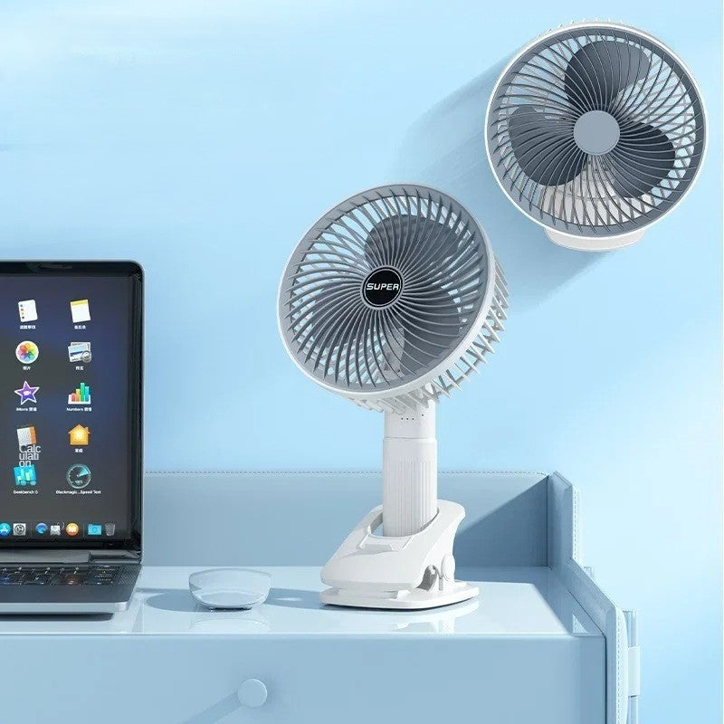 Mini Clip-on Personal USB Rechargeable Fan - Yeezlab