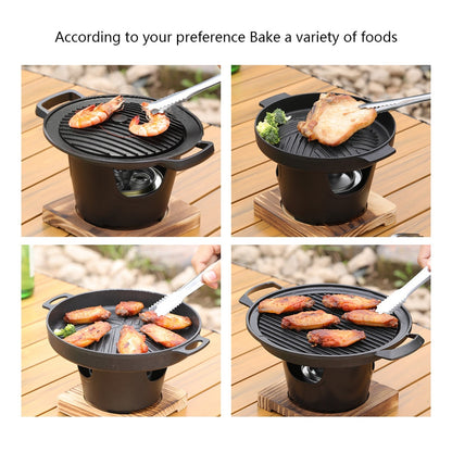 Compact Portable Non Stick Korean BBQ Grill