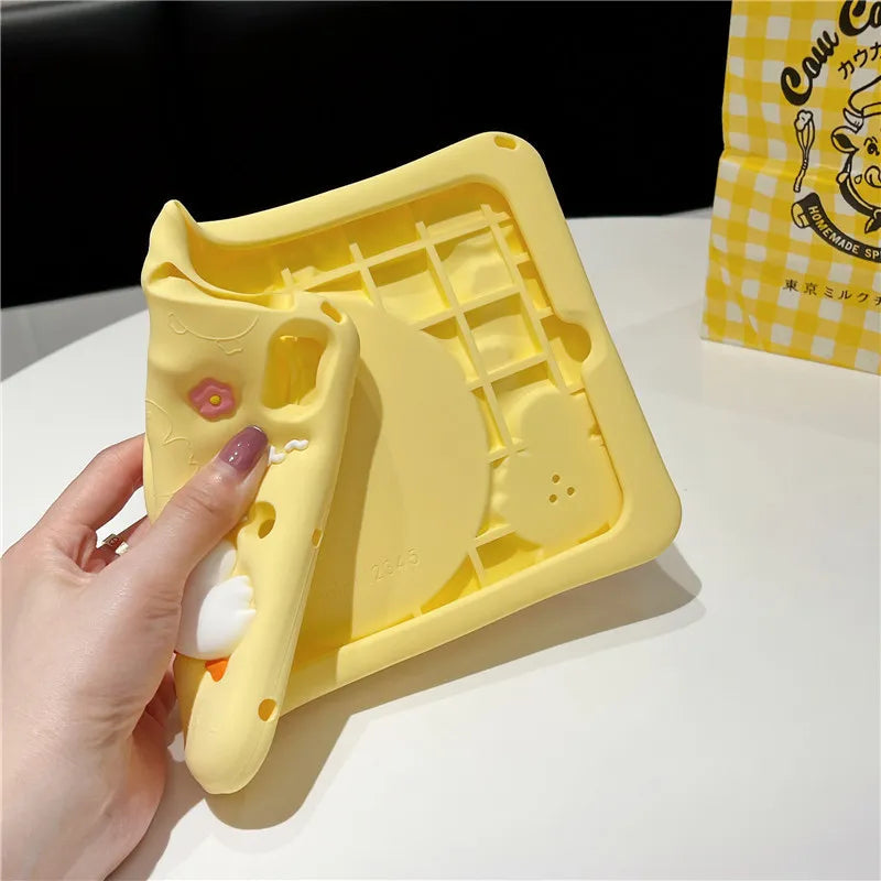 Fun Kids iPad Clear Protective Case Stand - Yeezlab