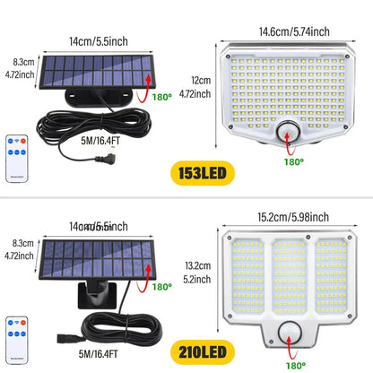 Outdoor Motion Sensor Solar Lamp
