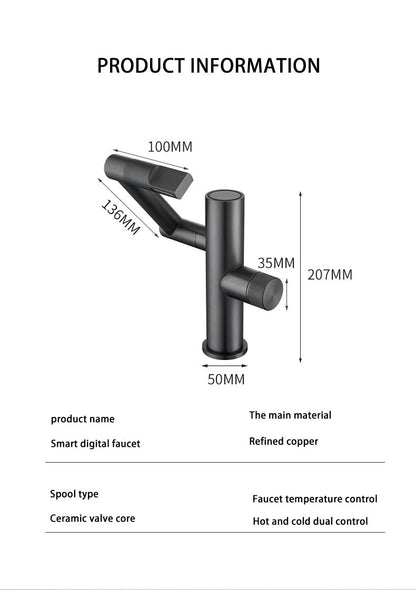 Contemporary Automatic Waterfall Kitchen Faucet
