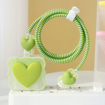 Clear Phone Charging Cable Cover Protector