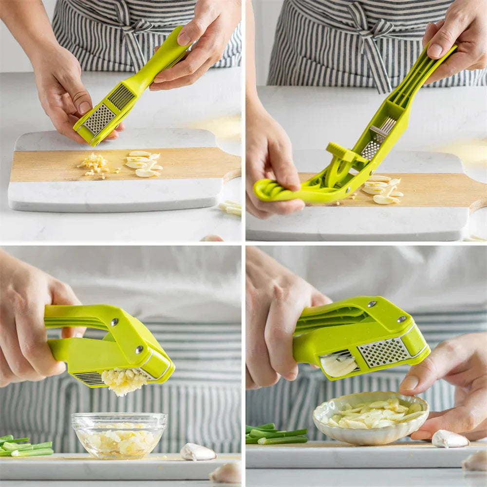 Easy Garlic Press Slicer Kitchen Tool