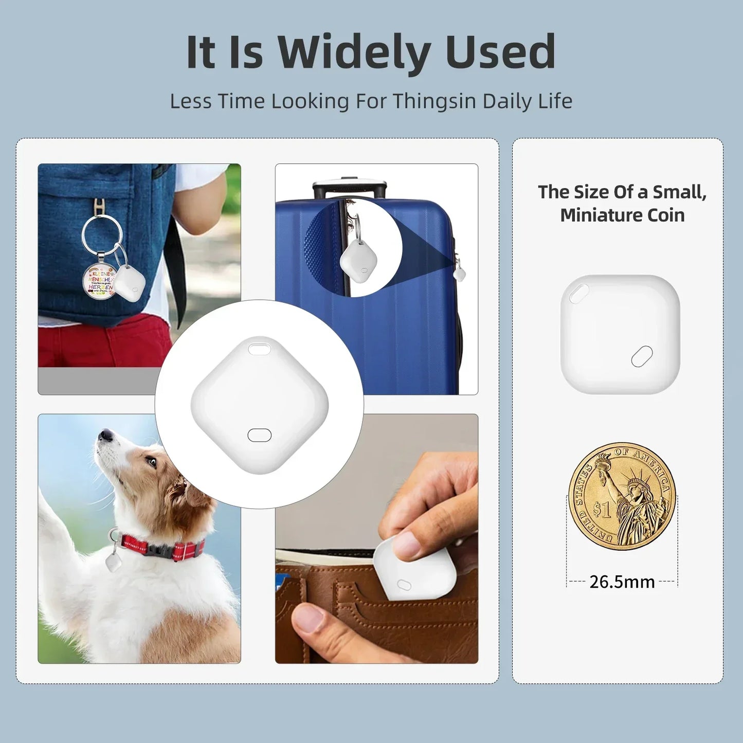 Small GPS Personal Item Finder Tracker Device