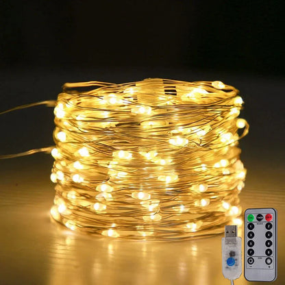 Colorful String Lights with USB and Remote Control