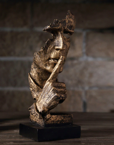 Luxury Gold Art Sculpture - Modern Nordic Home Decor