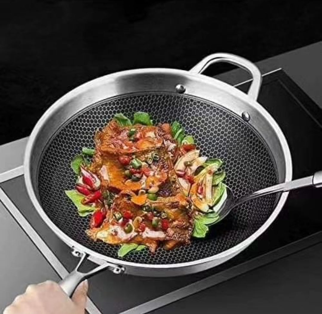 Large Non-Stick Stir Fry Wok Pan - Yeezlab