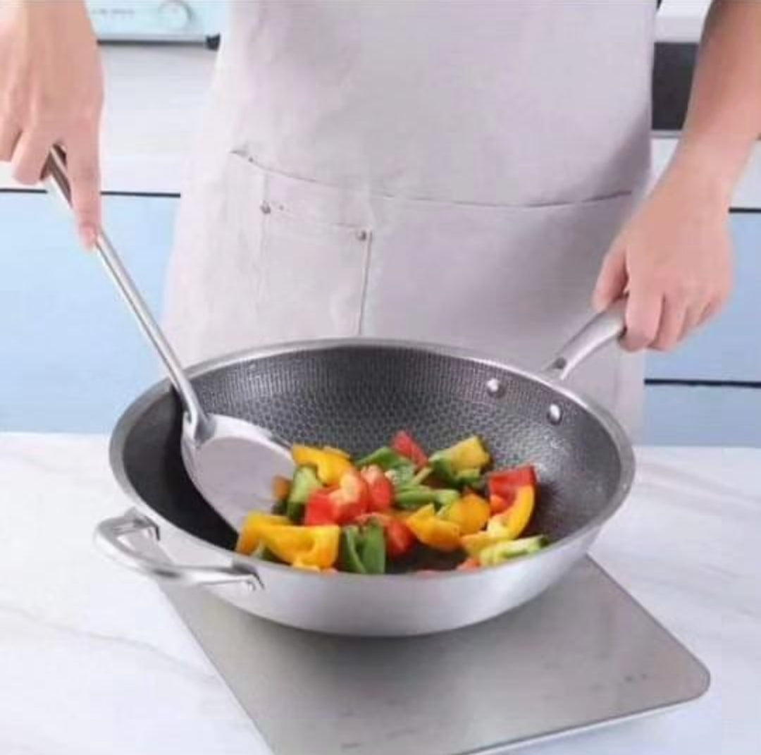Large Non-Stick Stir Fry Wok Pan