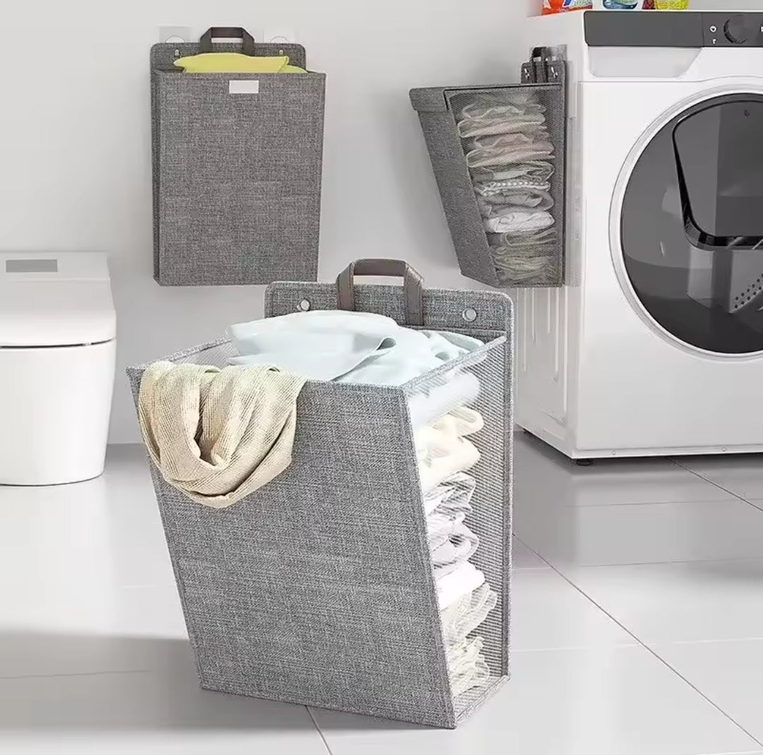 Space-Saving Foldable Laundry Hamper