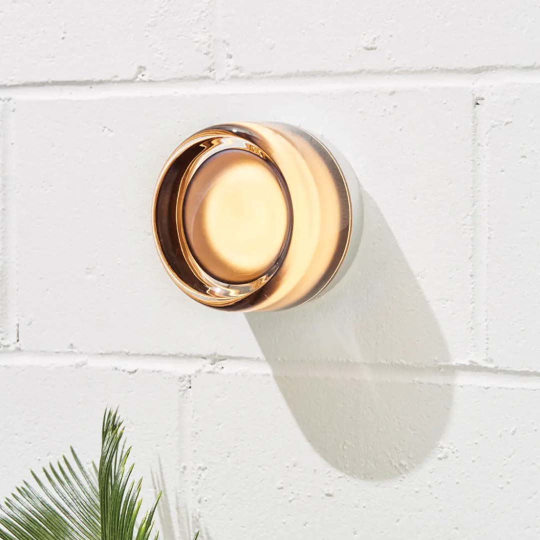 Yeezlab | Round Wall Lamp Warm Glow Textured Design