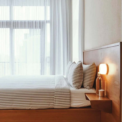 Yeezlab | Round Wall Lamp Warm Glow Textured Design