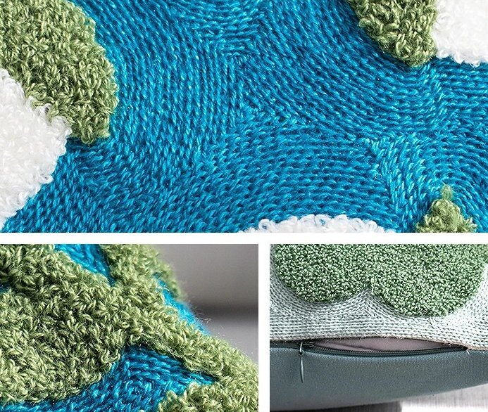 Natural Floral Throw Pillows