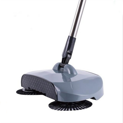 Manually Powered 360° Spin Broom Sweeper