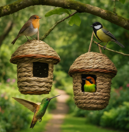 Country Style Wooden Garden Birdhouse