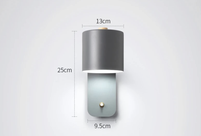 Contemporary LED Wall Light with On/Off Switch