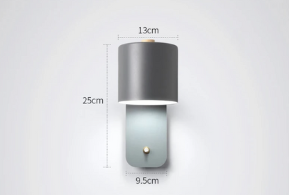 Contemporary LED Wall Light with On/Off Switch