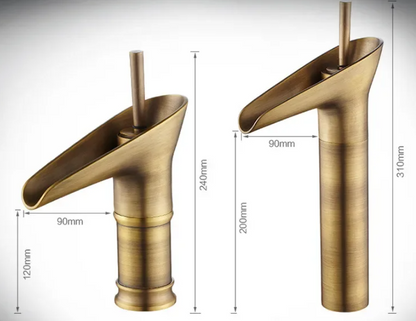 Luxury Bronze Single Handle Bathroom Faucet