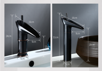 Luxury Bronze Single Handle Bathroom Faucet