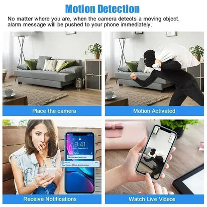 Compact WiFi Motion Sensor Home Security Camera