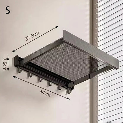 Space Saving Compact Towel Storage Rack Organizer