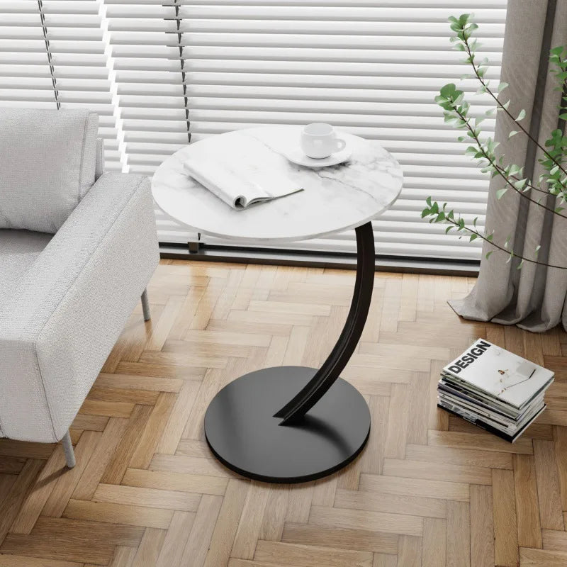 Sturdy Round End Table for Home and Office