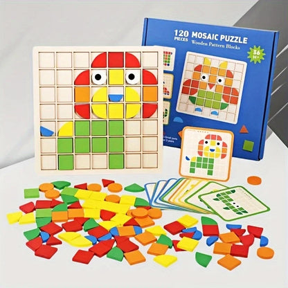 Educational Wooden Shape Sorting Puzzle Toy