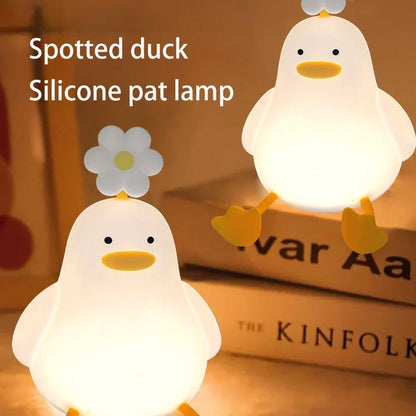 Adorable Blossom Duck Phone Stand Lamp