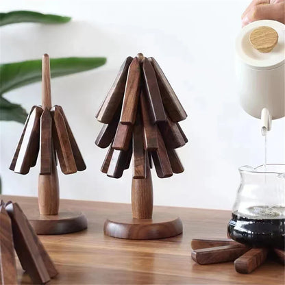 Wooden Tree Coaster Set - Yeezlab