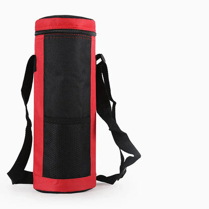 Insulated Water Bottle Bag 10×10×29cm - Durable Outdoor Cooler Pouch
