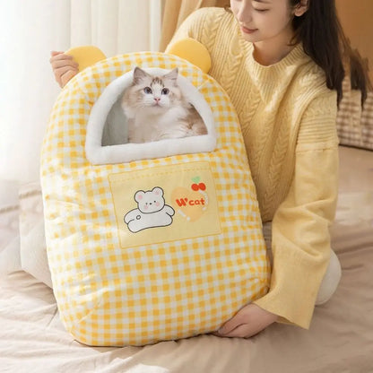 Cozy Kitty Warm Pet Bed House