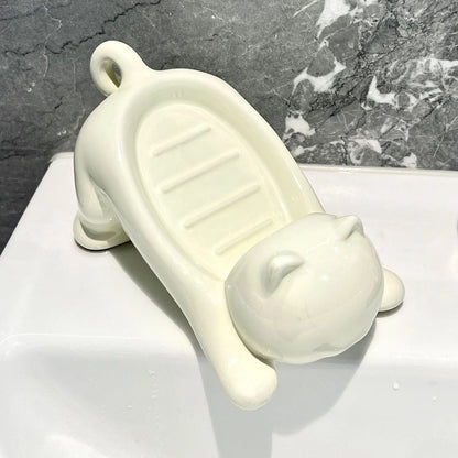 Flexible Cat Shaped Soap Dish