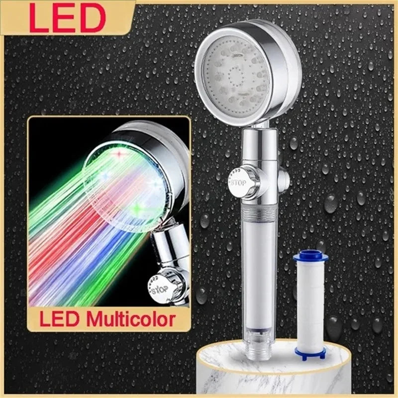 Colorful High Pressure Rain Shower Head