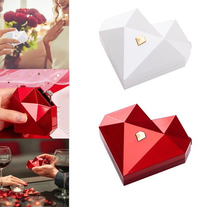Romantic Heart Shaped Jewelry Gift Box