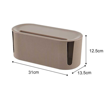 Compact Cable Management Box Organizer
