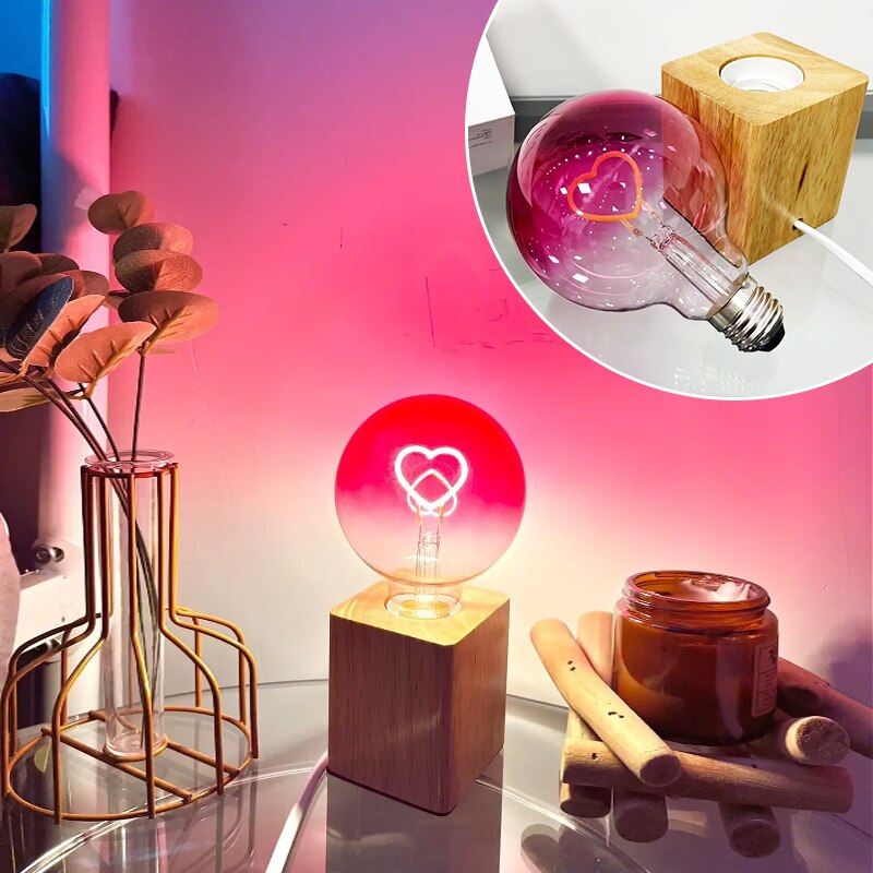 Romantic Heart Shaped LED Mood Lamp