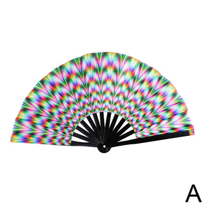 Foldable Asian Style Reflective Hand Fan - Yeezlab