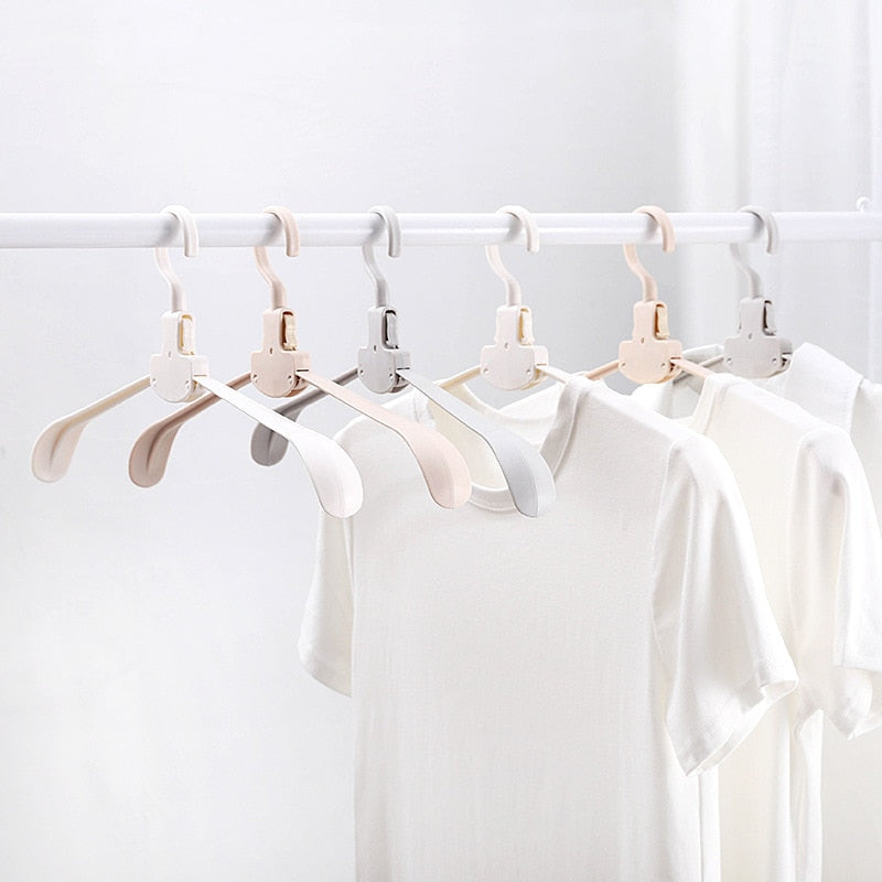 Space Saving Collapsible Wide Clothing Hanger