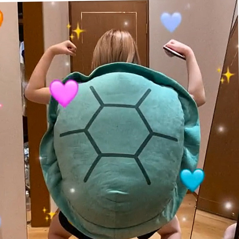 Large Turtle Shaped Cozy Pillow