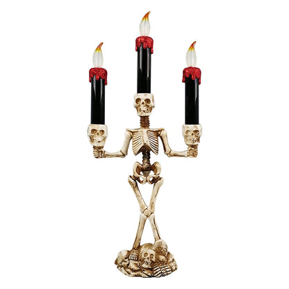 Spooky Skeleton Decorative Candle Lights
