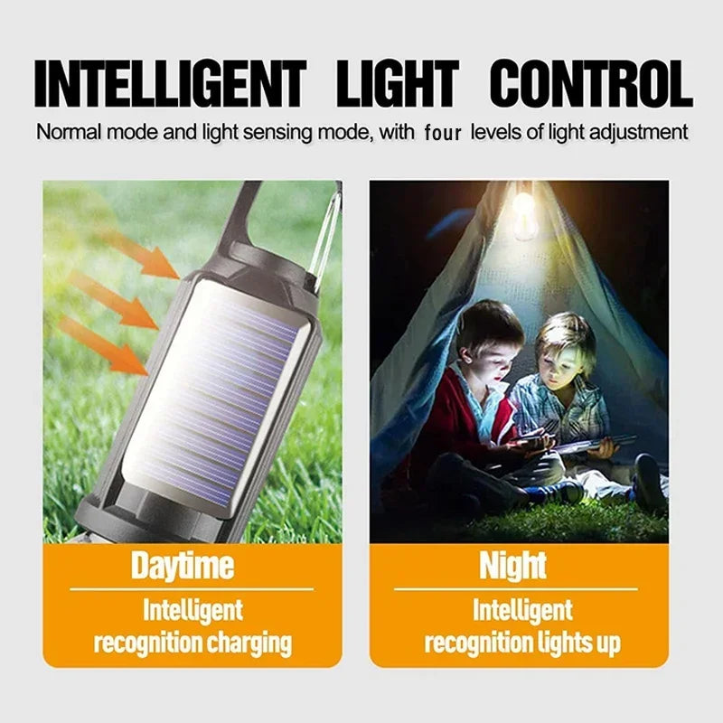 Portable Outdoor Solar LED Waterproof Lamp