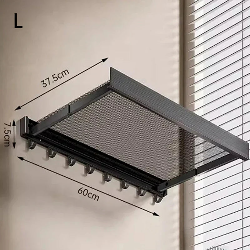 Space Saving Compact Towel Storage Rack Organizer - Yeezlab