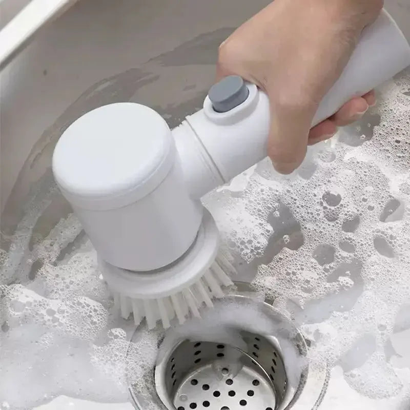 Powerful Cordless Bathroom Cleaner Scrubber