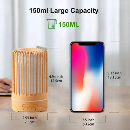 Compact USB Aroma Diffuser with LED Light