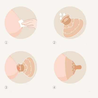 Hygienic Reusable Nursing Nipple Shields