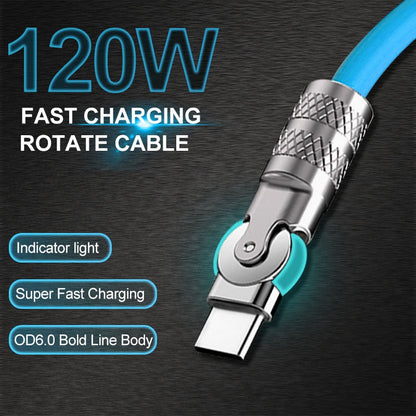 Quick Charge Phone Rotating USB Cable