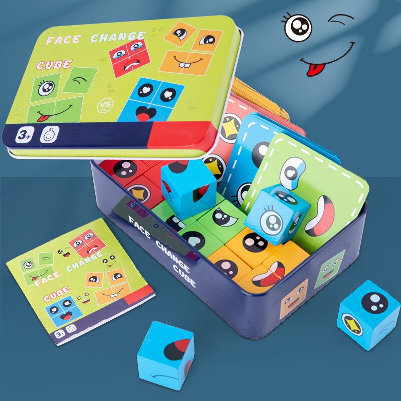 Educational Wooden Puzzle Block Toy