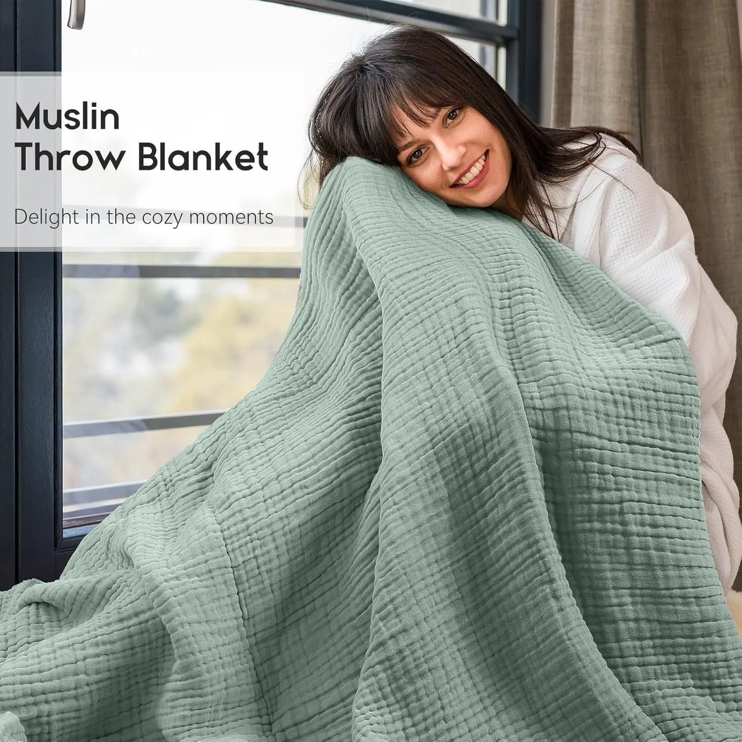 Soft Cotton Throw Blanket for Bed and Sofa - Yeezlab