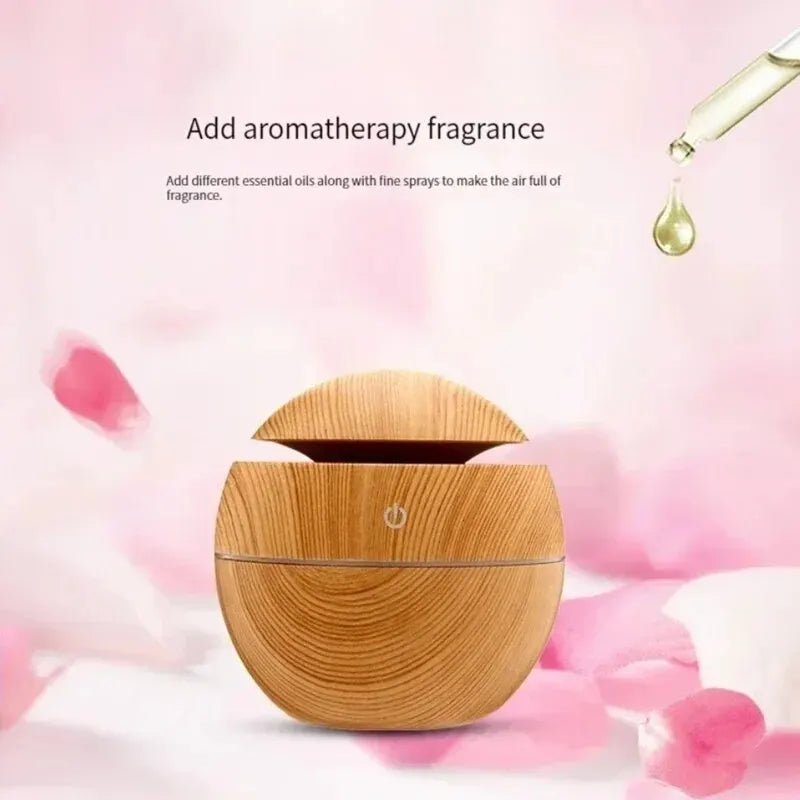Compact Portable Mini Air Humidifier with LED Light